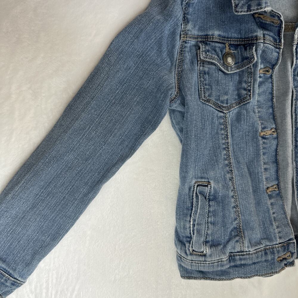 Carter’s KID brand Denim Jacket Button Up Pockets Girl’s Size 6-6X EUC - Picture 5 of 10